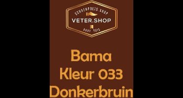 Bama G56 schoen creme voor glad leer - 50ml schoenpoets - 033 donker bruin