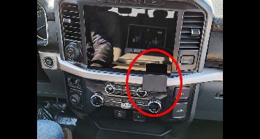 Brodit ProClip houder geschikt voor Ford F-Serie 150 2021 - Angled Mount