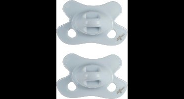 Difrax Natural Fopspeen - Newborn - Blauw & Lichtblauw - 2 Stuks