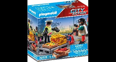 PLAYMOBIL City Action Cargo Douane controle - 70775