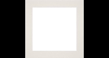 Passe-Partout Fotomaat 15x15 cm - Lijstmaat 20x20 cm - Lichtgrijs - Museumkarton - Fotolijst niet inbegrepen