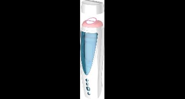 Power Escorts - Masturbator - Groot formaat - 32 cm - Masturbatorkop - Vibrerende roterende en knipperende Masturbator - USB oplaadbaar - 10 snelheden + 10 functies / spreekmodus - Dia buiten 10 cm