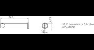 Weller XTE Soldeerpunt Beitelvorm Grootte soldeerpunt 5.9 mm