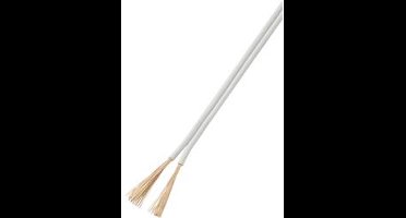 TRU COMPONENTS 93030c539 Draad 2 x 1.50 mm² Wit 25 m
