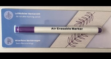 Verdwijnstift, air trick-marker, verdwijnt vanzelf, textiel markeerstift, paars-violet