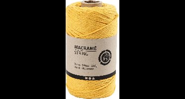 Creativ Company Macramékoord 2 mm 198 m Geel