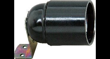 Kopp Lamphouder met beugel - E27 - Zwart
