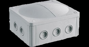 Wiska Aftakkast (l x b x h) 160 x 140 x 81 mm Grijs IP66/IP67 1 stuk(s)