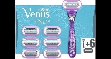 Gillette Venus Deluxe Smooth Swirl Scheersysteem Voor Vrouwen + 5 Scheermesjes