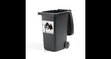 Container sticker Adelaar - Adelaar in de sneeuw - 40x40 cm - kliko sticker - weerbestendige containersticker