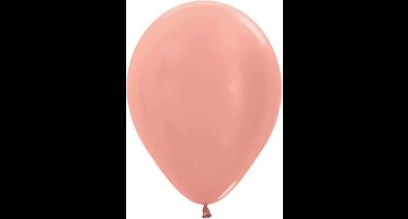 Metallic Rose Gold ballonnen - professionele ballonnen - Feestversiering- Rose gouden ballonnen