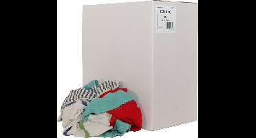 Poetsdoeken P21010 bont dik scheepskwaliteit 10kg (P21010)