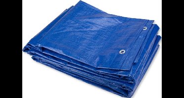 GS afdekzeil 190 x 290 cm - Grondzeil of Dekzeil voor Kamperen | Zwembad | Tent - Blauw