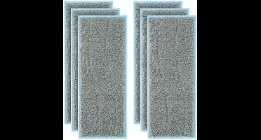 6x Dweil pads geschikt voor iRobot Braava Jet M6 voor nat dweilen M6134 Luxe Dweilpads Dweilrobot - Microfiber Microvezel Dweil Doekjes Pads Set - Dweildoeken Nat Dweilen