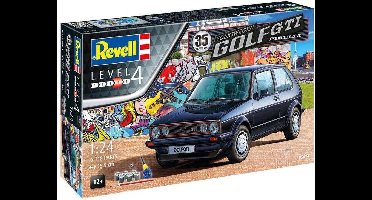 Revell Modelbouwpakket VW Golf 1 GTI Pirelli Auto - 05694 35 Years - Gift Set - 1:24