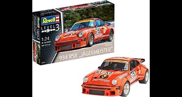 Revell Modelbouwpakket Auto - 07031 Porsche 934 RSR -Jägermeister- Plastic - 1:24 - Modelbouw