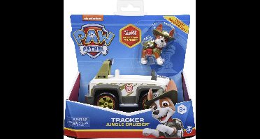 PAW Patrol - Tracker's Jungle Cruiser - speelgoedauto met speelfiguur