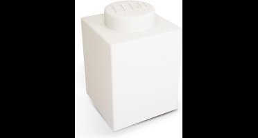 Lego Silicone Brick LED Nachtlampje - Wit