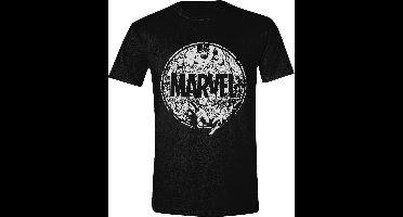 Marvel Character Circle T-Shirt - XXL