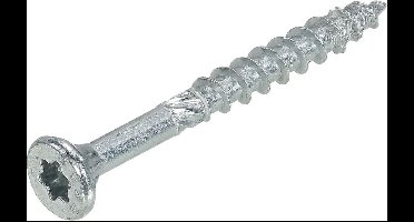 Dynaplus - Unischroeven - Torx 20 platkop - 4 x 45mm - Verzinkt - Deeldraad (200 stuks)