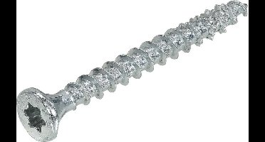 Dynaplus - Unischroeven - Torx 25 platkop - 5 x 50mm - Verzinkt - Voldraad (200 stuks)