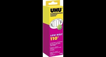 UHU - 48620 Transparante Lijmstick Low Melt - 170 mm - 125 g - 10 stuks