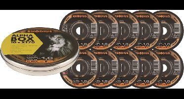 Rhodius Doorslijpschijven Alpha Power, 10 x 70 XT Box, 125 mm