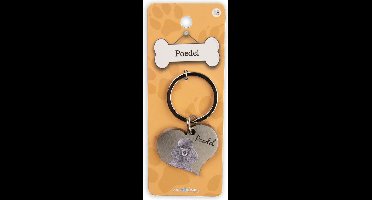 Poedel sleutelhanger