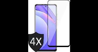 Screenprotector geschikt voor Xiaomi Mi 10T Lite - Full Screen Protector - 4 Stuks