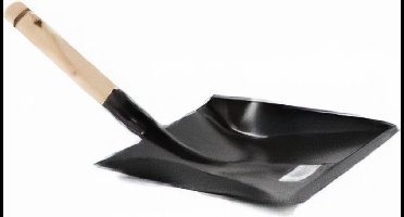 Non-branded Stofblik 43 X 22 Cm Staal/hout Zwart/naturel