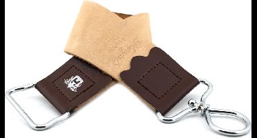 Leren riempjes voor het slijpen van scheermesjes met handvat voor het slijpen van scheermesjes van 17,5 inch lang en 2 inch breed (Leather Strop for Straight Razor)