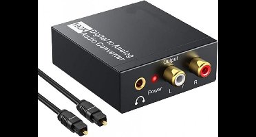 Digitaal Naar Analoog Audio Converter (DAC) - Analoog Audio Omzetter - 3,5 mm - Versterker
