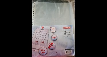 Esselte A4 premium insteektassen - Insteekhoezen - 10 Pack