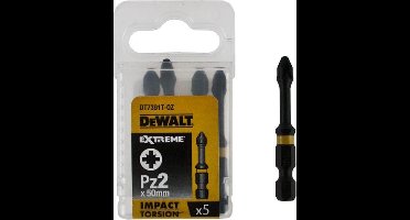 DeWALT DT7391T Extreme Impact Torsion Schroefbits PZ2 50mm VE=5