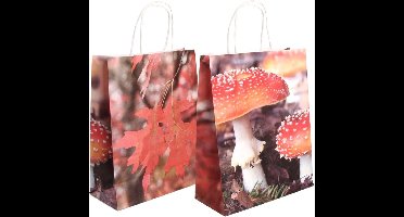 10x Esschert Design Shopper Herfst 22 X 28 Cm Papier