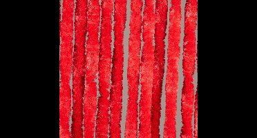 Luxe Kattenstaart Vliegengordijn - 125 x 230cm - Rood