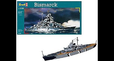 Revell Modelbouwpakket Schepen - 05802 Bismarck Ship Plastic - 1:1200 - Modelbouw