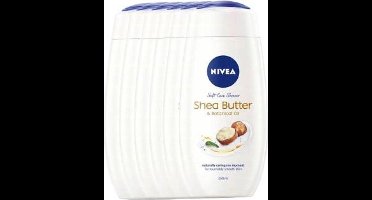 Nivea - Douchegel - Shea Butter & Botanical Oil - 6 x 250 ml - Voordeelverpakking