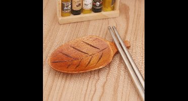 Hiden - Japanse Leaf bestekhouder - Eetstokjes houder - Sushi servies - Chopsticks - Sushi set - Eetstokjes leggers - Tafelen & Eten - Sushi decoratie - Blad