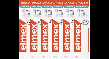 Elmex - Tandpasta - Anti-Caries - Gentle White - 75ml x 6
