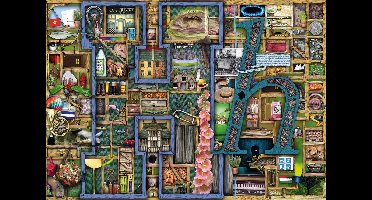 Ravensburger puzzel Colin Thompson Awesome Alphabet H - Legpuzzel - 1000 stukjes