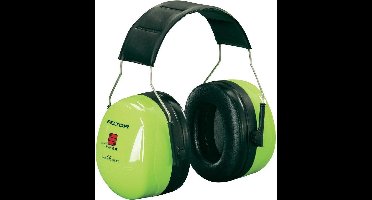 3M Peltor H520 Optime ll Gehoorkap met hoofdbeugel - HiViz