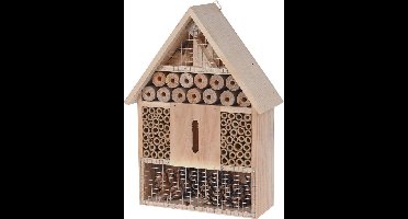 Insectenhotel gemaakt van hout - 19.5x7.5x29.5cm