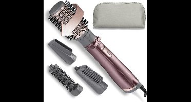 BaByliss Beliss Big Hair 1000 Föhnborstel AS960E - Multistyler met 4 opzetstukken - Roterende opzetborstel 50mm - 2 draairichtingen - 1000W [Airstyler]