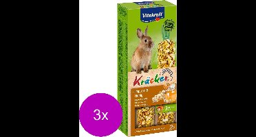 Vitakraft Konijn Kracker - Konijnensnack - 3 x Popcorn