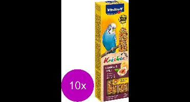 Vitakraft Parkiet Kracker - Fruit - 2 in 1 - 10 Stuks - Vogelvoer