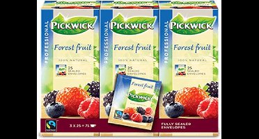 Pickwick - Professional Bosvruchten - 3x 25 zakjes