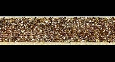 Lint, B: 10 mm, goud, 5 m/ 1 rol