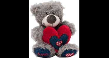 Verhaak Knuffelbeer Valentijn - Pluche Love knuffel voor vrouw - 30 cm