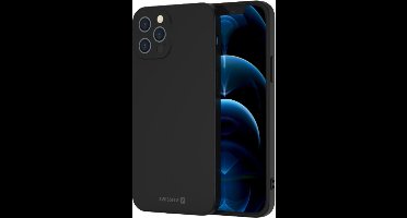 Swissten Soft Joy Hoesje - Geschikt voor iPhone 12/12 Pro - Zwart